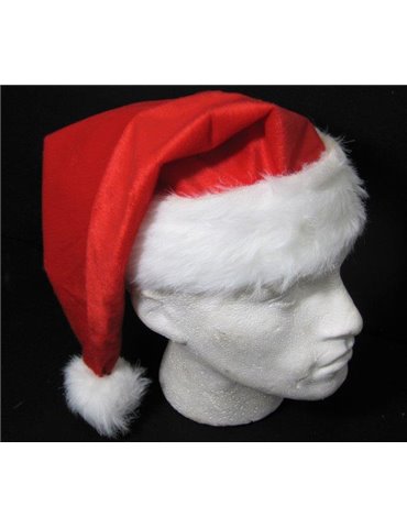 Hat Santa Plush Fine Red 45cm Long