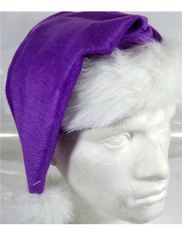 Hat Santa Plush Fine Purple 45cm Long