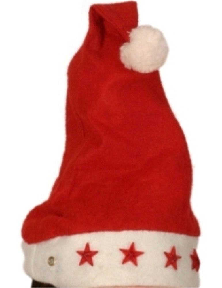 Hat Santa Felt with 5 shapes, no battery