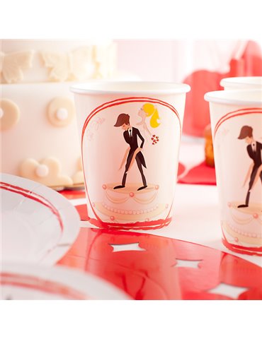 Wedding Humorous Cups Card 250cc 10's