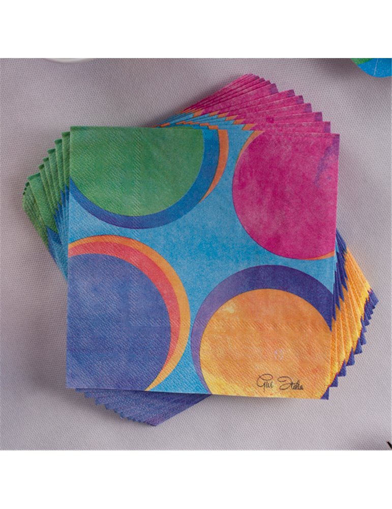 Party Napkins Panarea 3ply 33 x 33cm 20'