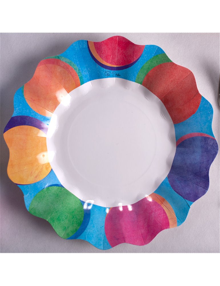 Party Plates Panarea Card 27cm 10's