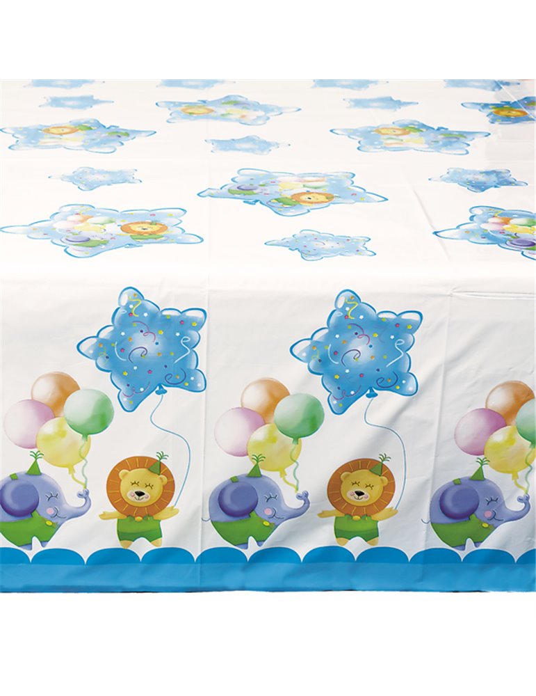 Baby Boy Party Table Cover 140 x 240cm