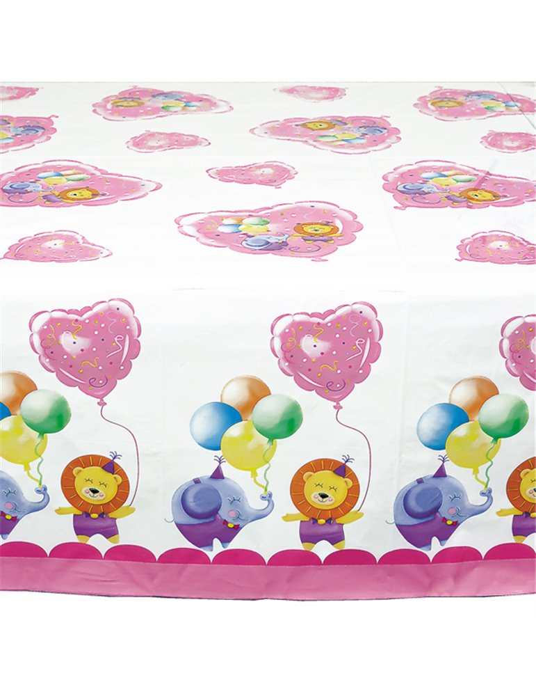 Baby Girl Party Table Cover 140 x 240cm