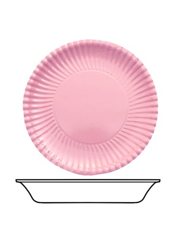 Party Bowls Card 22cm Pink 10's