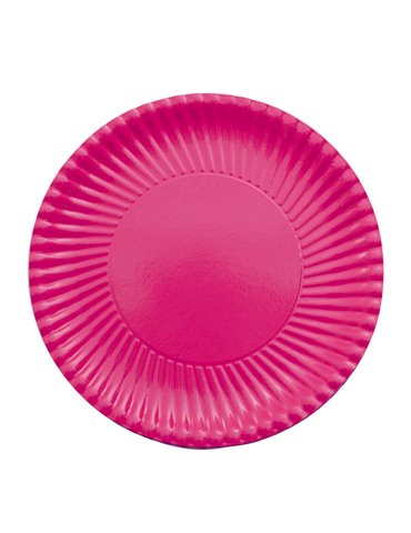 Party Plates Card 29cm Fuchsia 10's