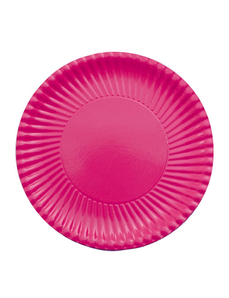 Party Plates Card 29cm Fuchsia 10's