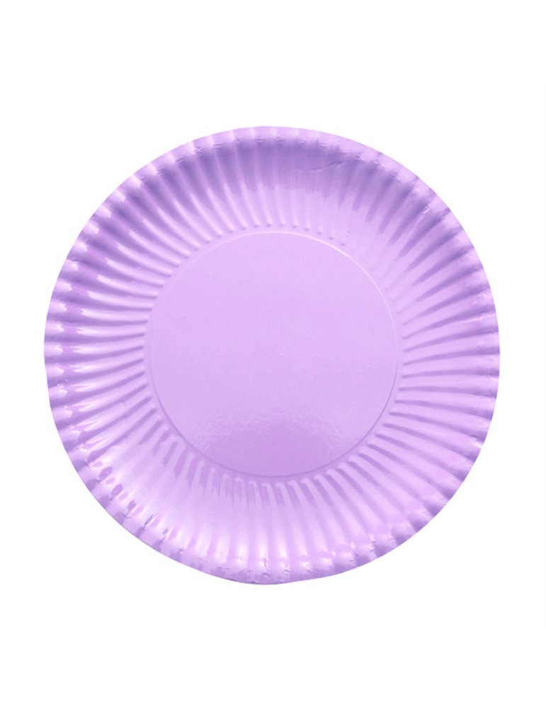 Party Plates Card 23cm Lilac 10's