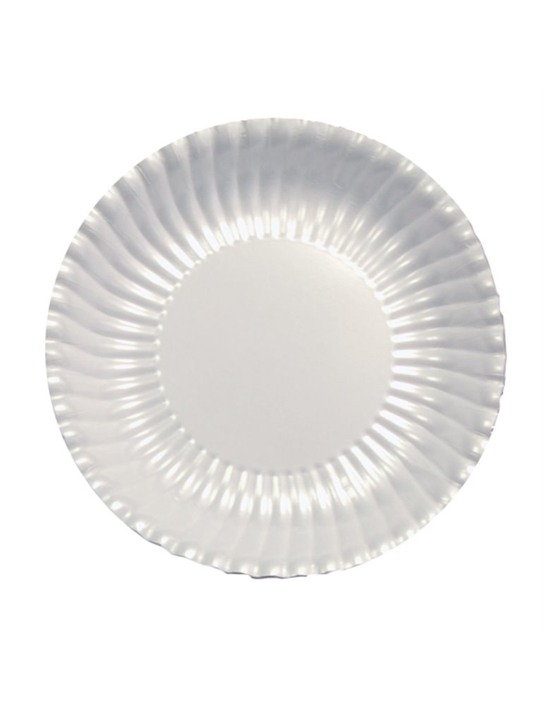 Party Plates Card 29cm Pearl White 10's