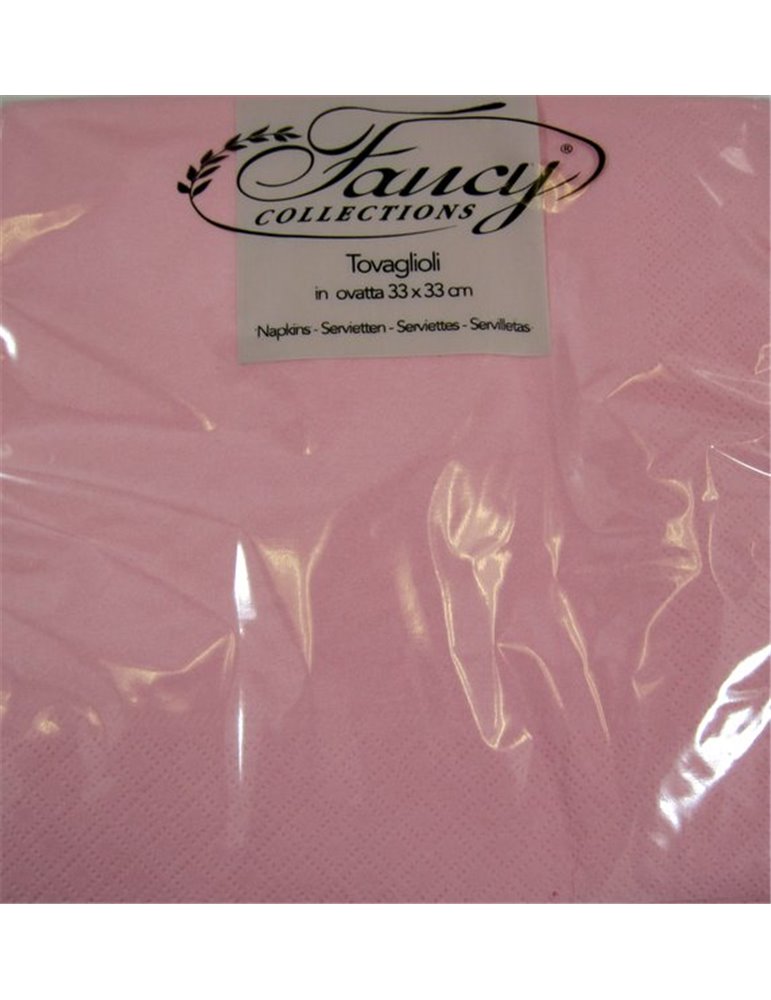 Party Napkins 2 ply 33 x 33cm Pink 25's