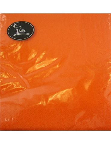 Party Napkins 2 ply 33 x 33cm Orange 25'