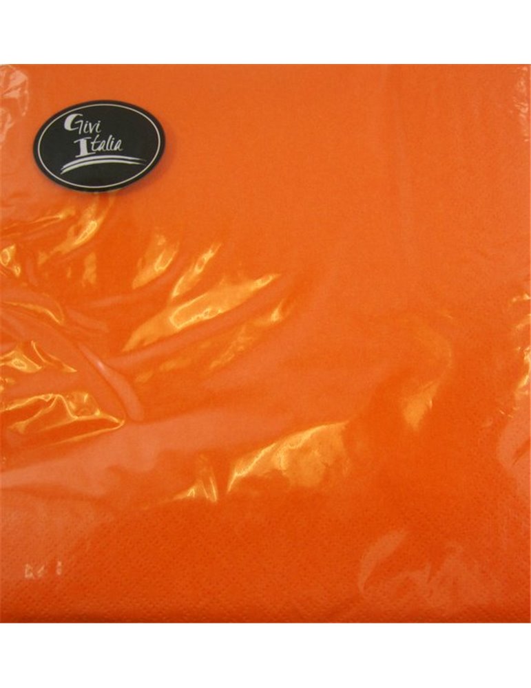 Party Napkins 2 ply 33 x 33cm Orange 25'