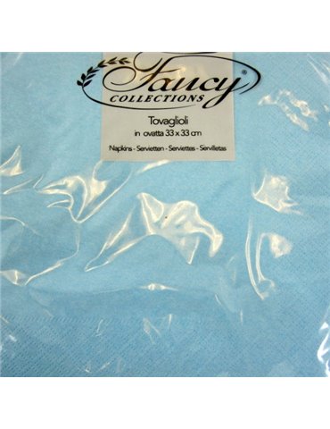 Party Napkins 2 ply 33 x 33cm Lt Blue 25