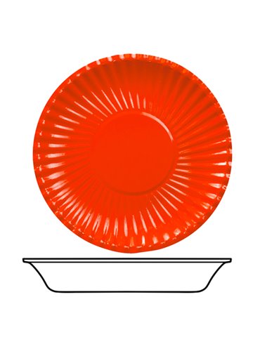 Party Bowls Card 29cm Red 10's