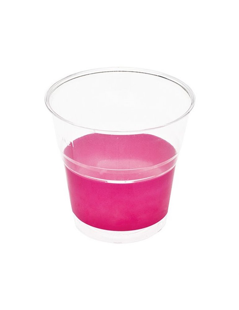 Goblets Crystal Plastic 250cc Fuschia 10