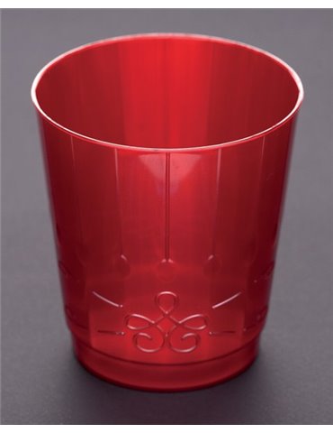 Party Goblets Pastic Chic 300cc Red 8's