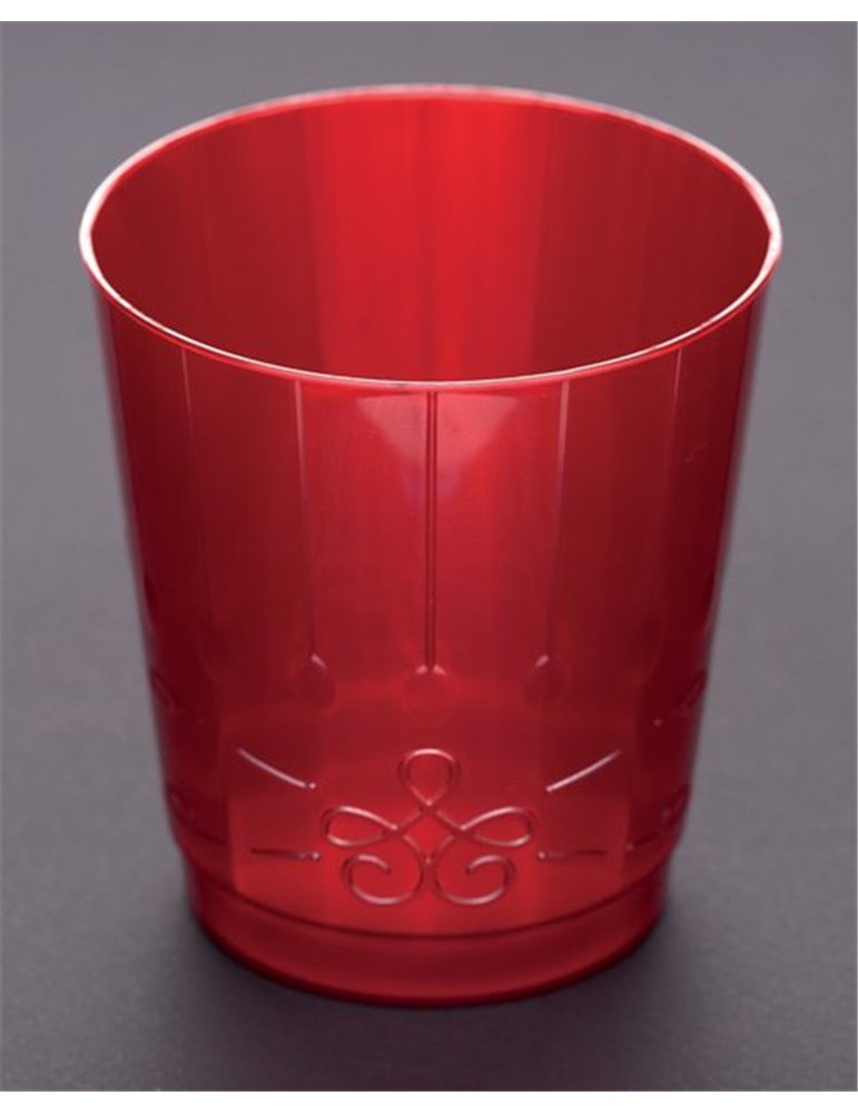 Party Goblets Pastic Chic 300cc Red 8's