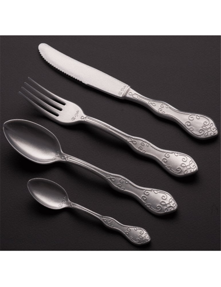 Party Plastic Spoons 12.5cm Silver 10's