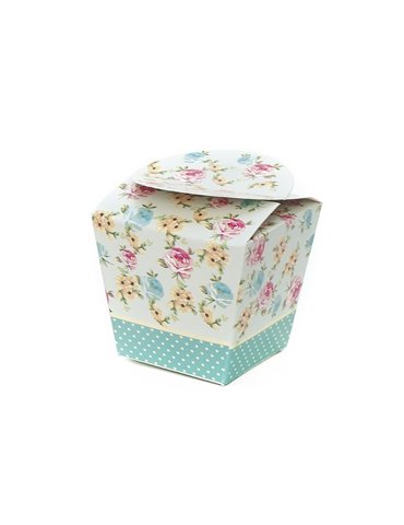 Cup Cake Box single Shabby Chic 4's