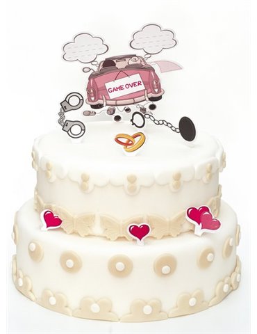 Cake Decorations Wedding Humorous