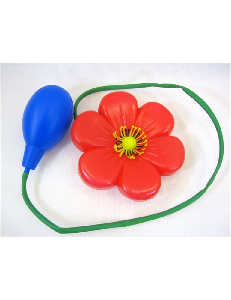 Funny Joke Water Squirt Clown Flower Red