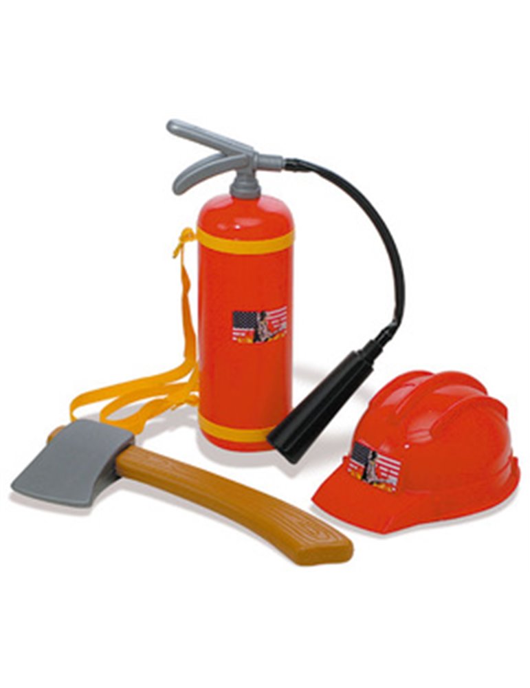 Fireman Set - Axe - Hat - Extinguisher