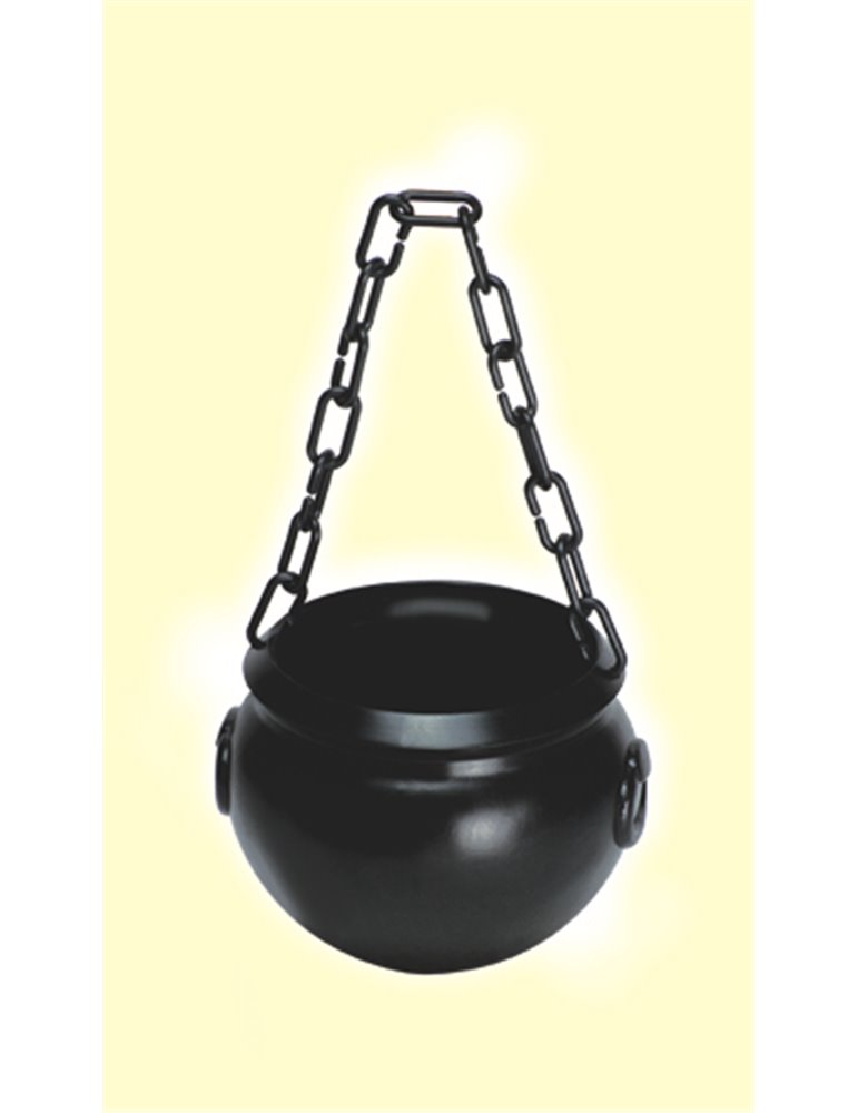 Decorative Witch's Kettle Black with Cha