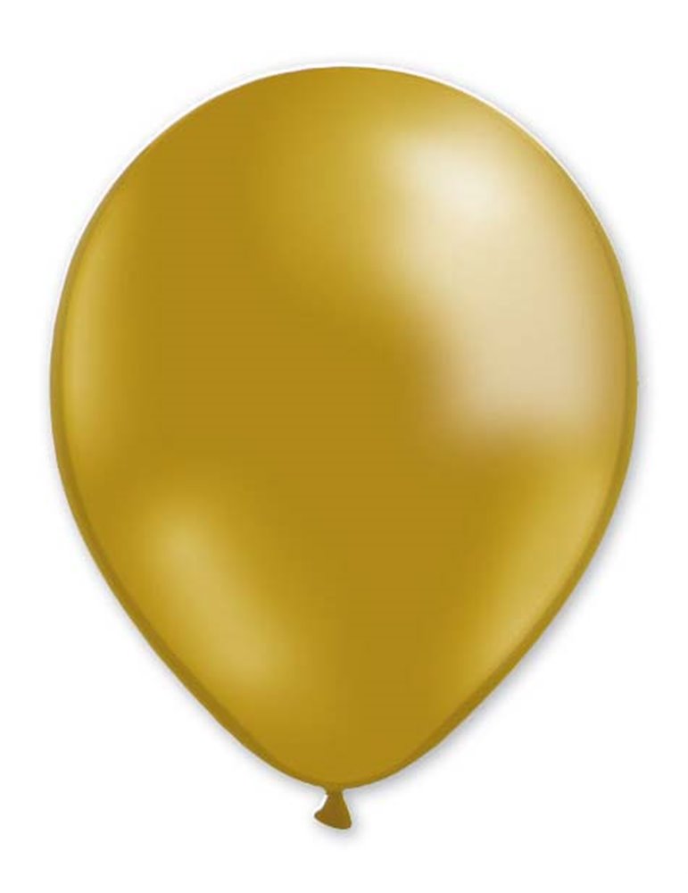 Balloon Metallic 13cm Gold x1000