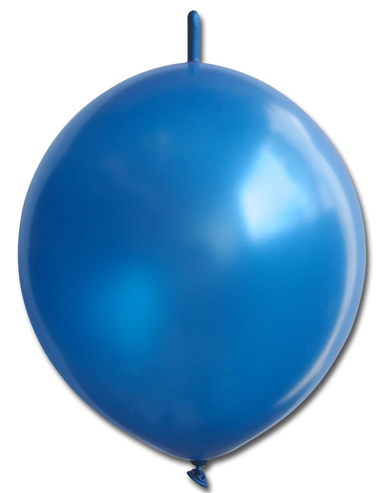 Balloon Helium Link Round 32m Blue Light