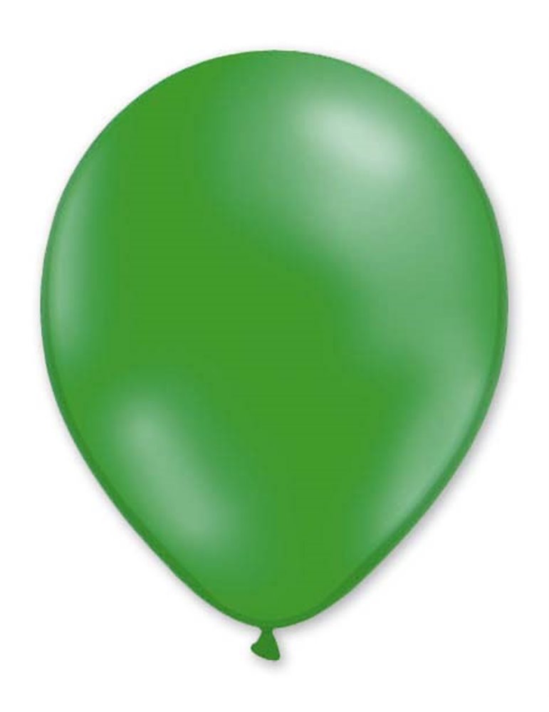 Balloon Metallic 28cm Green Dark x10s