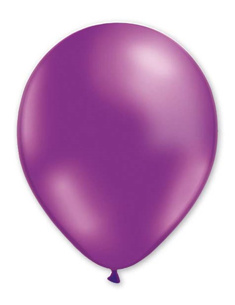 Balloon Metallic Helium 28cm Lilac x 50