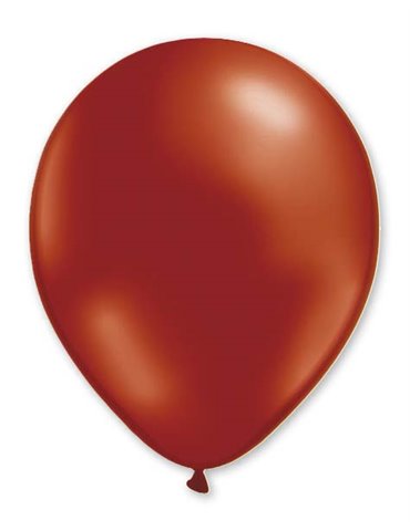 Balloon Metallic Helium 28cm Burgundy 50