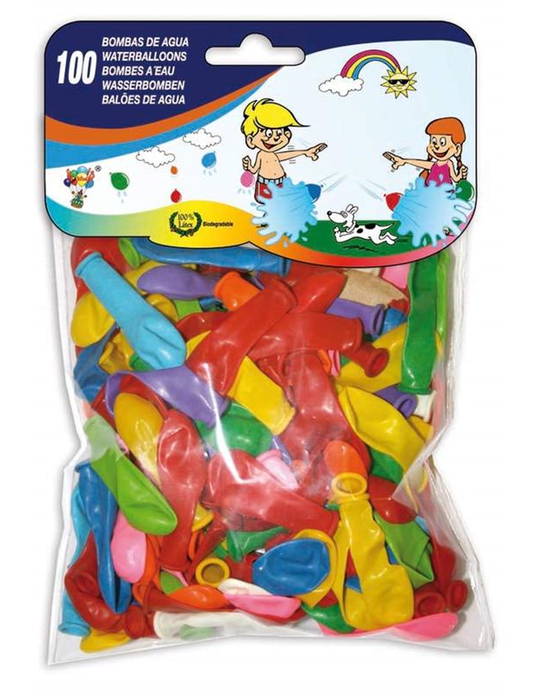 Balloon Waterballoon 9cm Asstd 100