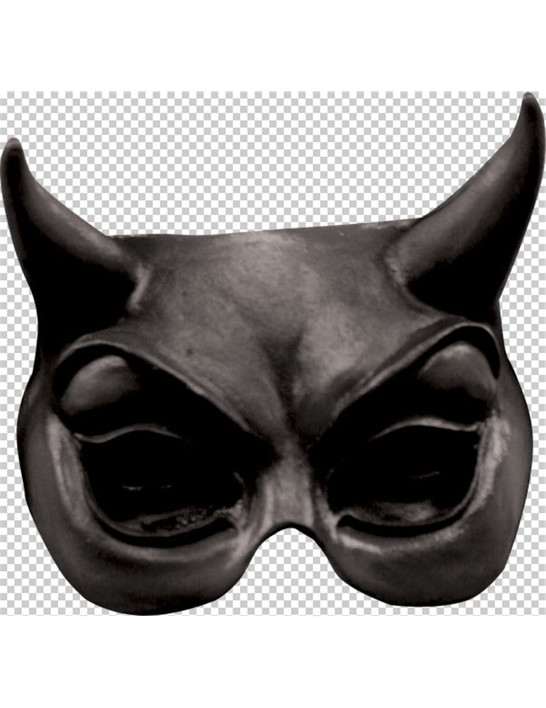 Mask Half Devil Evil Black