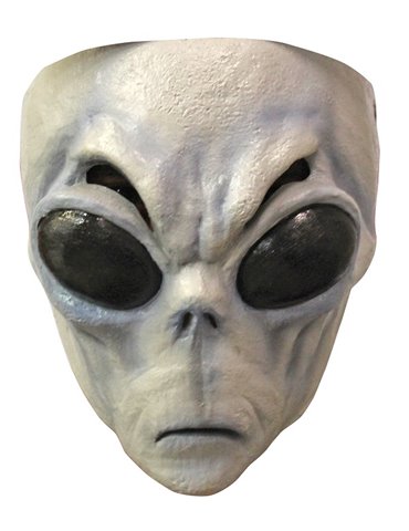 Mask Face Alien Gray