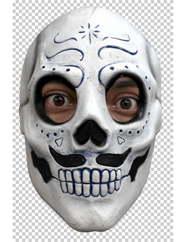 Mask Face Day of the Dead Monsiur Catrin