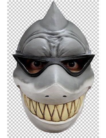 Mask Face Funny Animal Sharky c/w Glass