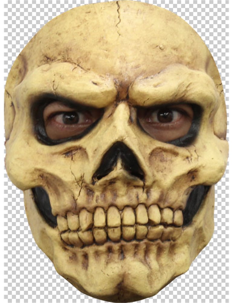 Mask Face Skull Brown Bones