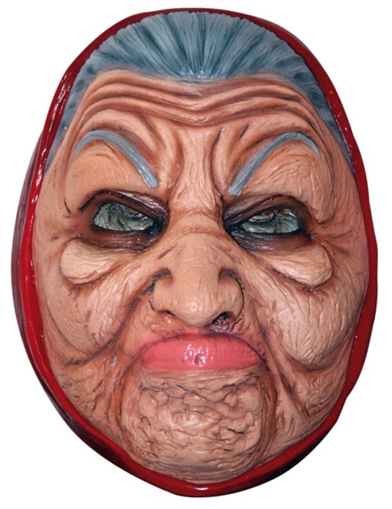 Mask Head Red Hood Grandma