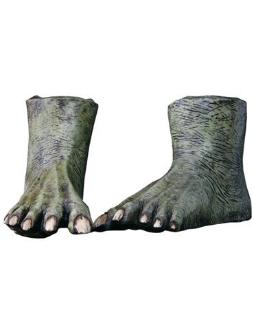 Shoe Covers Green Feet Pair