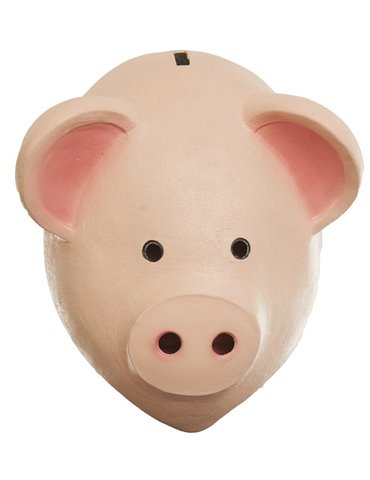 Mask Head Humor Piggy Bank