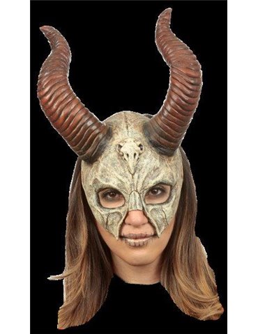 Mask Head Creature Mythical Horned Skull