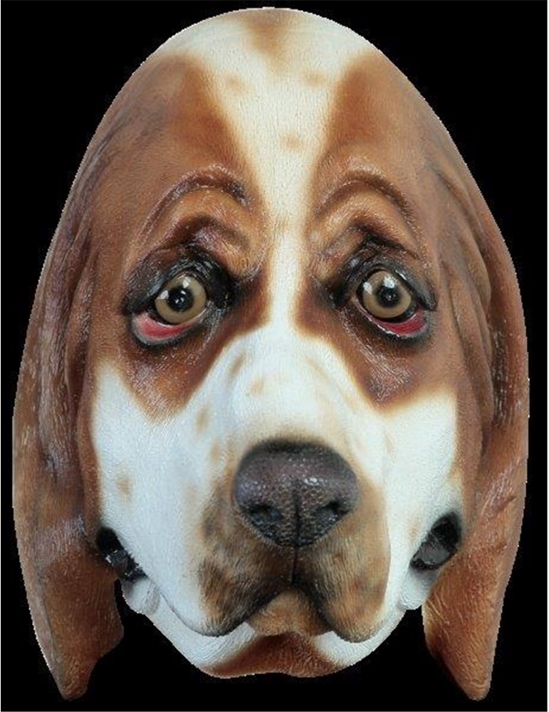 Mask Head Animal Fun Dog Basset Hound