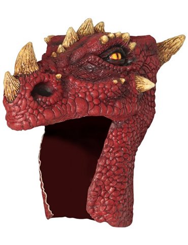 Mask Helmet Dragon Red