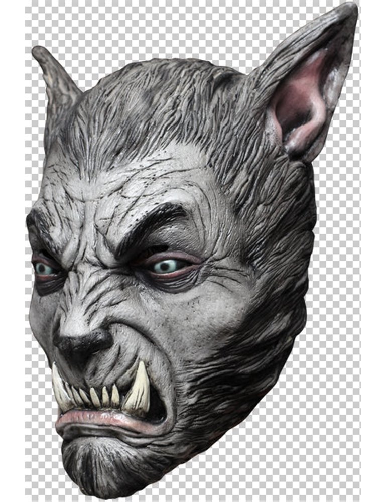 Mask Head Werewolf Beast Silver Wolf