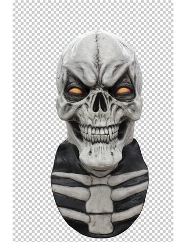 Mask Head Skull Grinning white