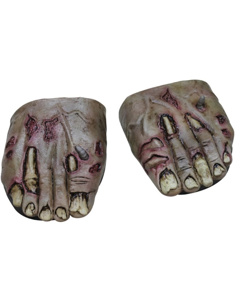 Feet Covers Zombie Rotted Flesh w Elasti