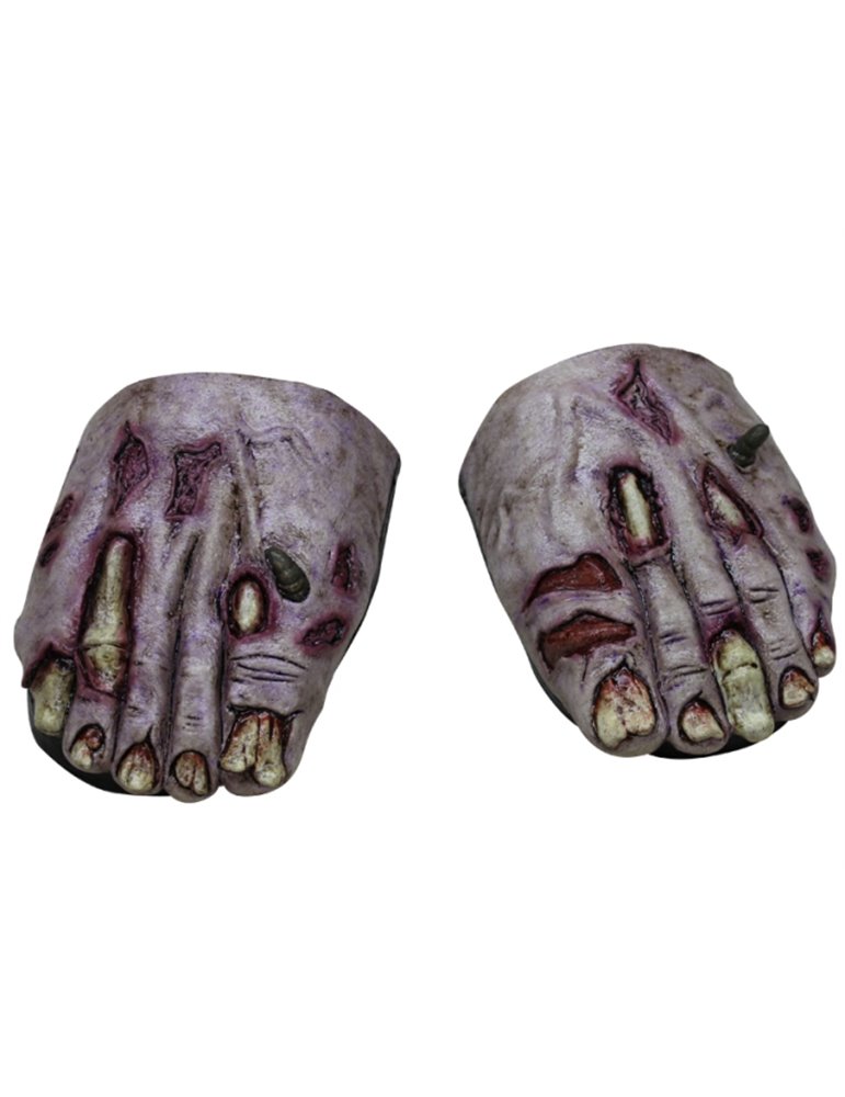 Feet Covers Zombie Undead w Elastic