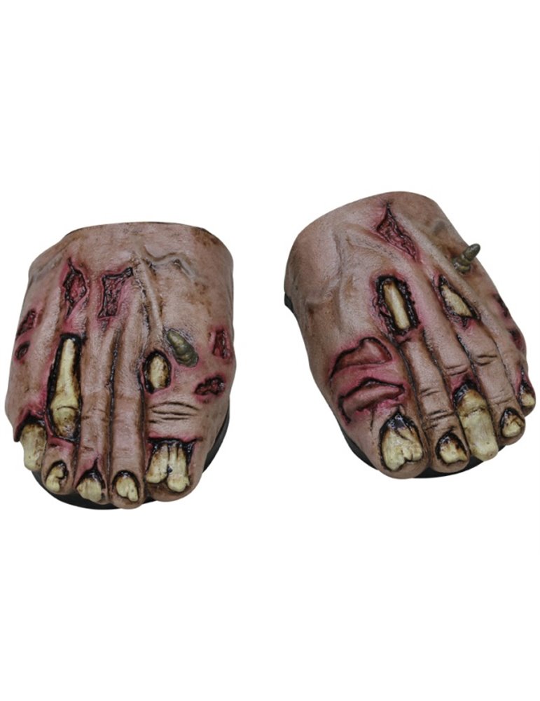 Feet Covers  Zombie Flesh with Elastic