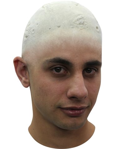 Prosthetic Bald Head Zombie Cap